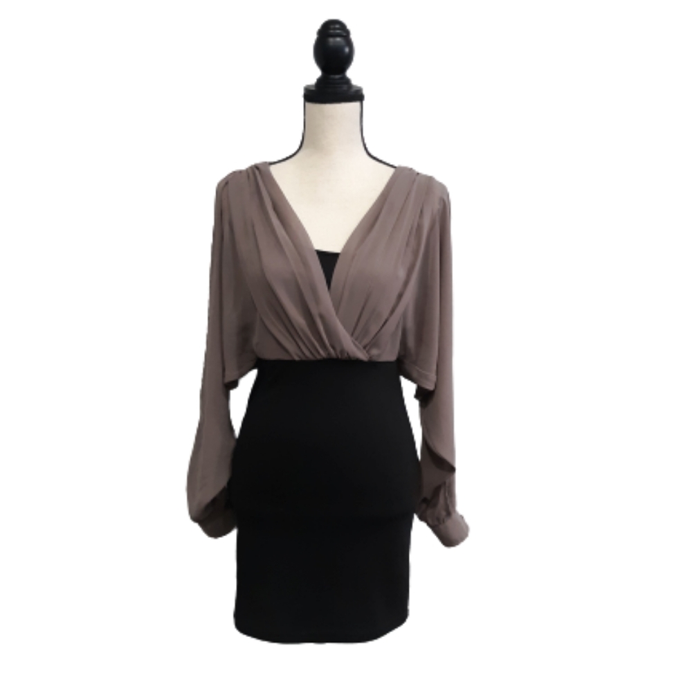 Double Zero Dress Tan sz S